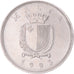Monnaie, Malte, 25 Cents, 1993