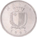 Coin, Malta, 25 Cents, 1993