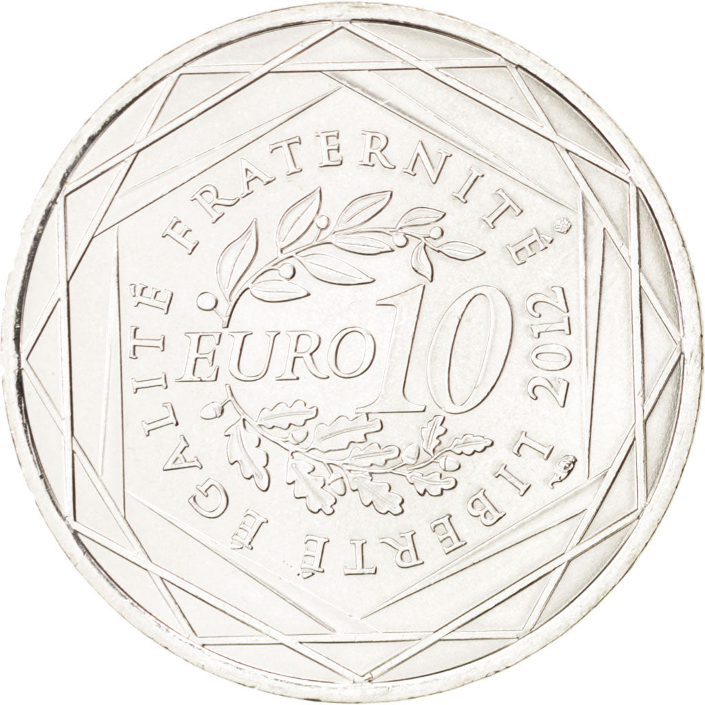 Vème République, 10 Euro Rhône-Alpes, Auguste & Louis Lumière 2012, KM 1886