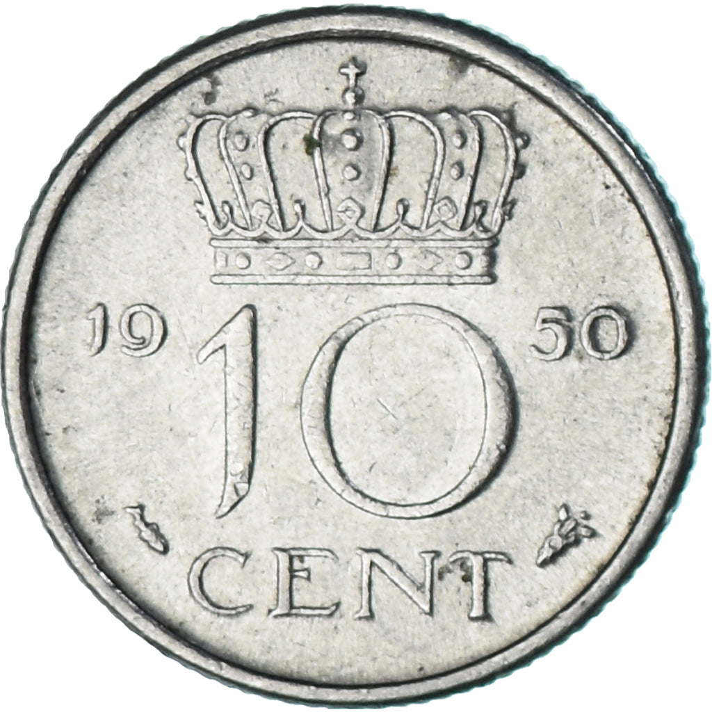 Monnaie, Pays-Bas, 10 Cents, 1950