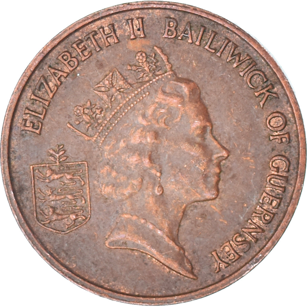 Münze, Guernsey, Penny, 1994