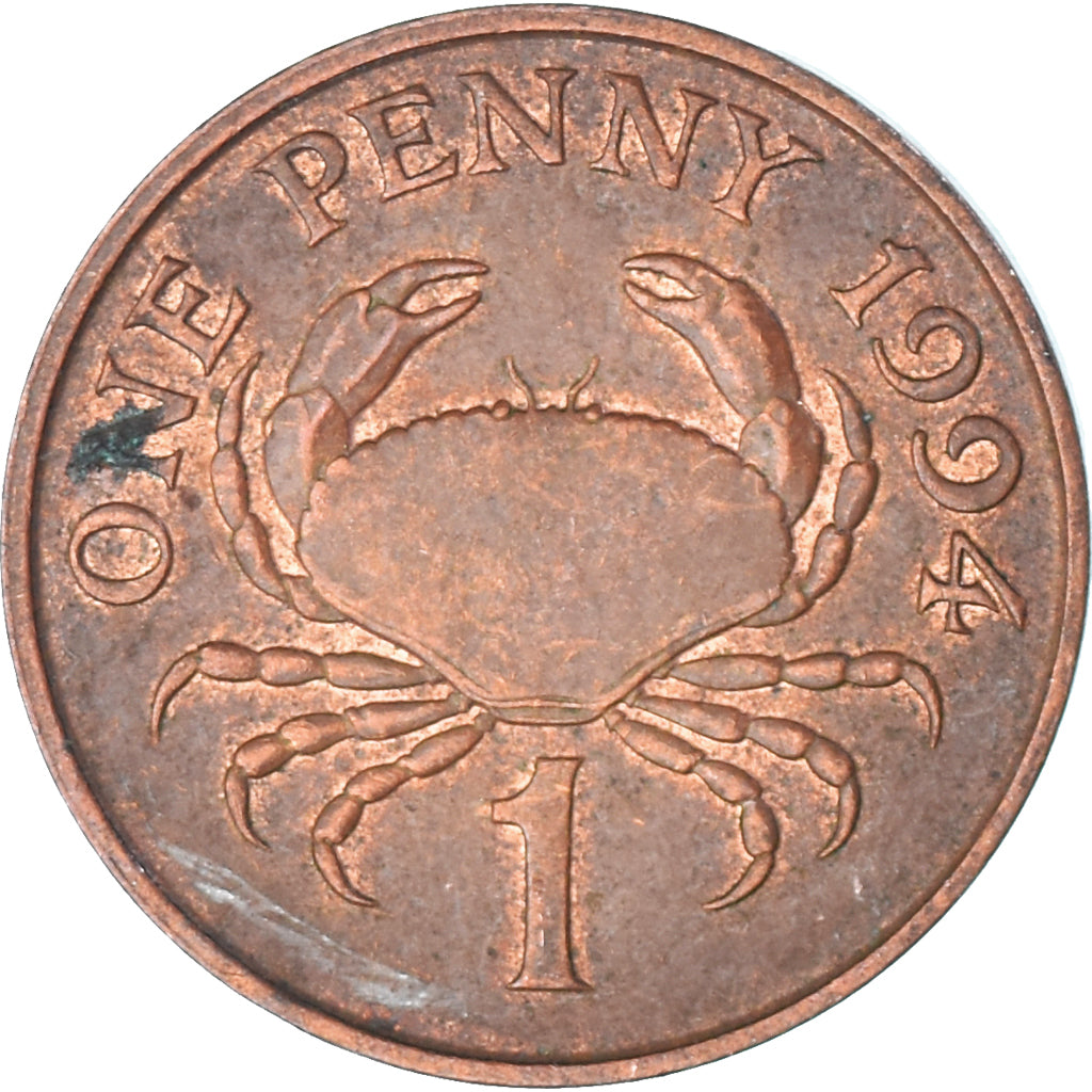 Münze, Guernsey, Penny, 1994