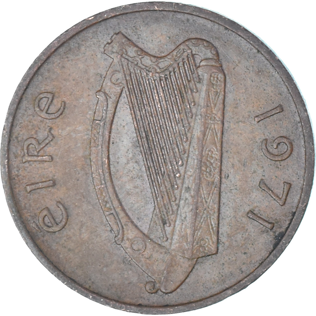 Moneta, Irlanda, Penny, 1971
