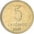 Moeda, Argentina, 5 Centavos, 2005