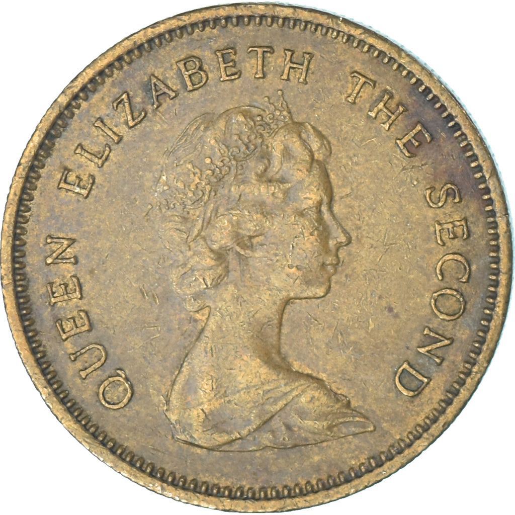 Coin, Hong Kong, 50 Cents, 1980
