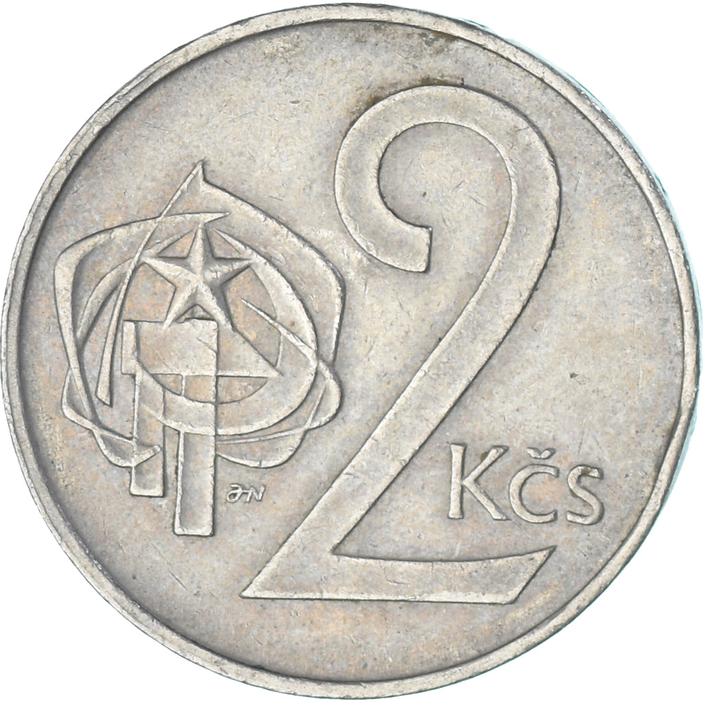 Moneta, Czechosłowacja, 2 Koruny, 1981