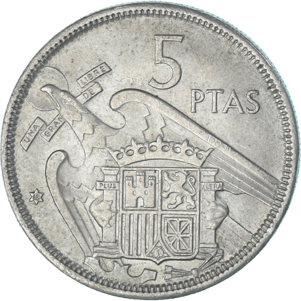 Moneda, España, 5 Pesetas, 1968