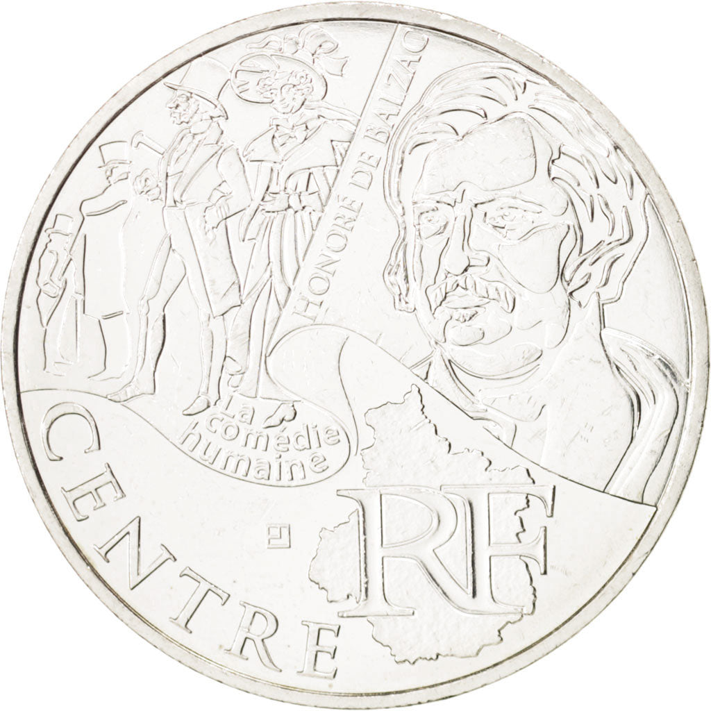 FRANCE, 10 Euro, 2012, Paris, KM #1868, MS(60-62), Silver, 29, 10.01