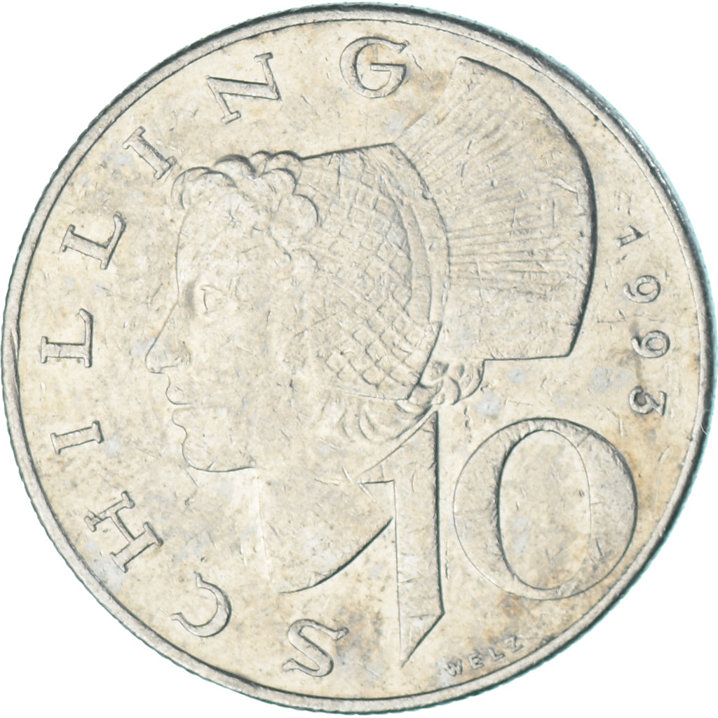 Munten, Oostenrijk, 10 Schilling, 1993