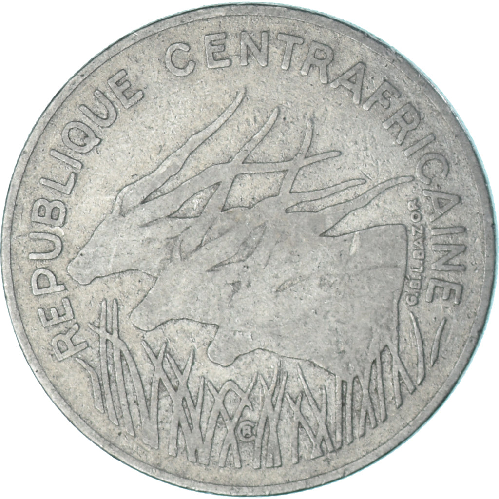 Coin, Central Africa, 100 Francs, 1983