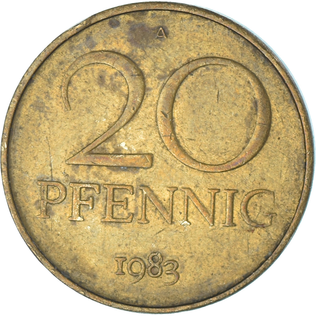 Münze, Deutschland, 20 Pfennig, 1983