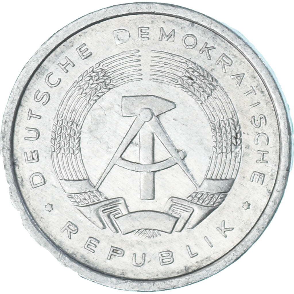 Moneda, REPÚBLICA DEMOCRÁTICA ALEMANA, 5 Pfennig, 1983