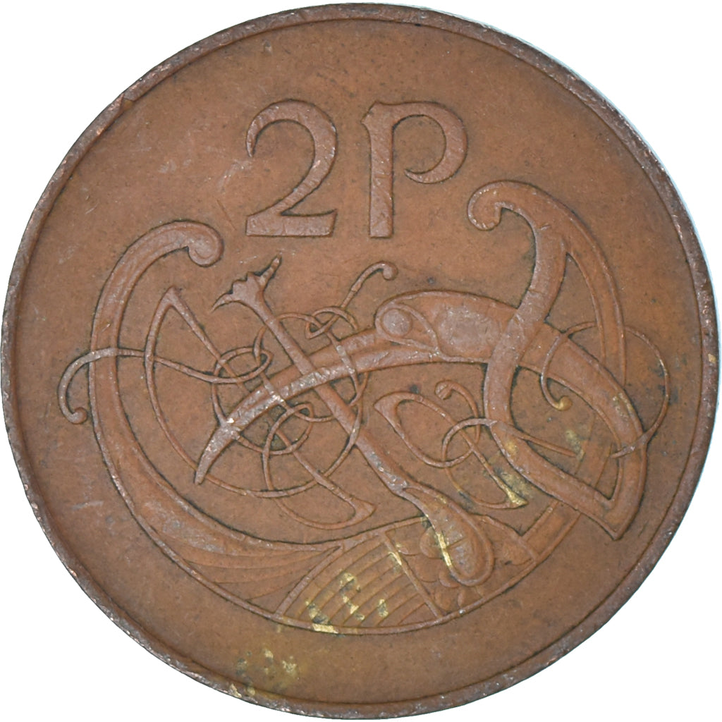 Münze, Ireland, 2 Pence, 1975