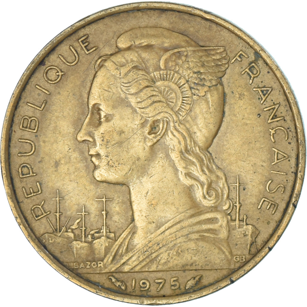 Coin, FRENCH AFARS & ISSAS, 20 Francs, 1975
