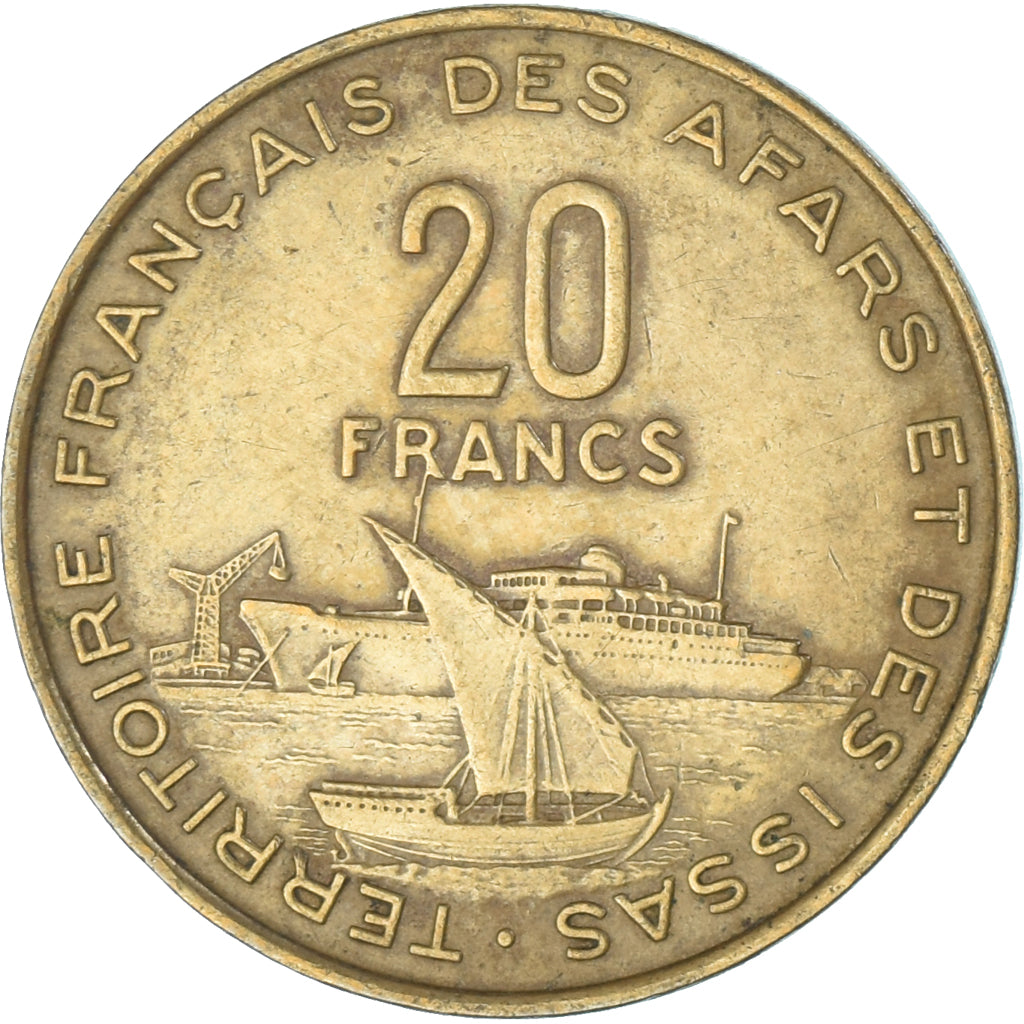 Coin, FRENCH AFARS & ISSAS, 20 Francs, 1975