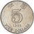 Coin, Hong Kong, 5 Dollars, 1995