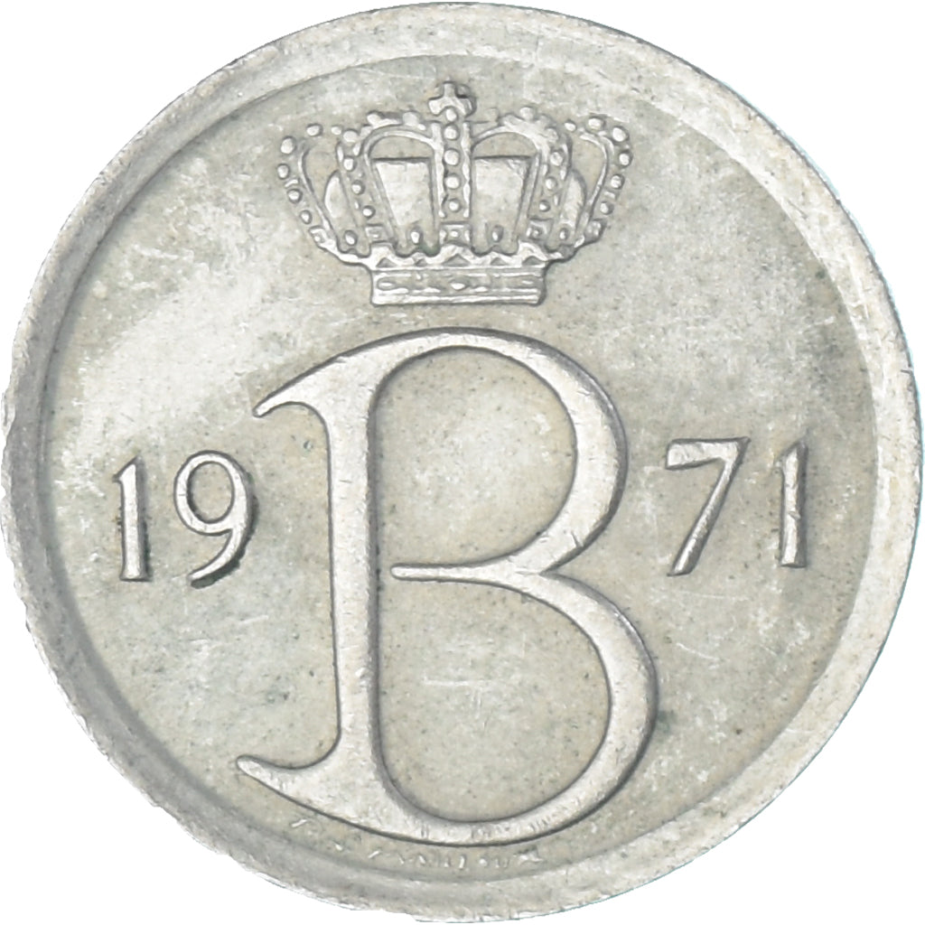 Moeda, Bélgica, 25 Centimes, 1971