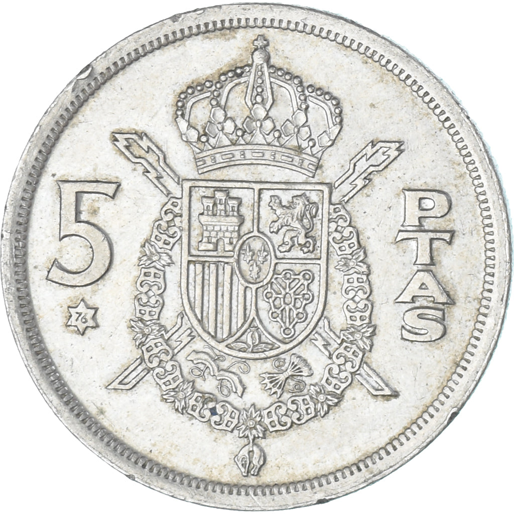 Moneda, España, 5 Pesetas, 1976