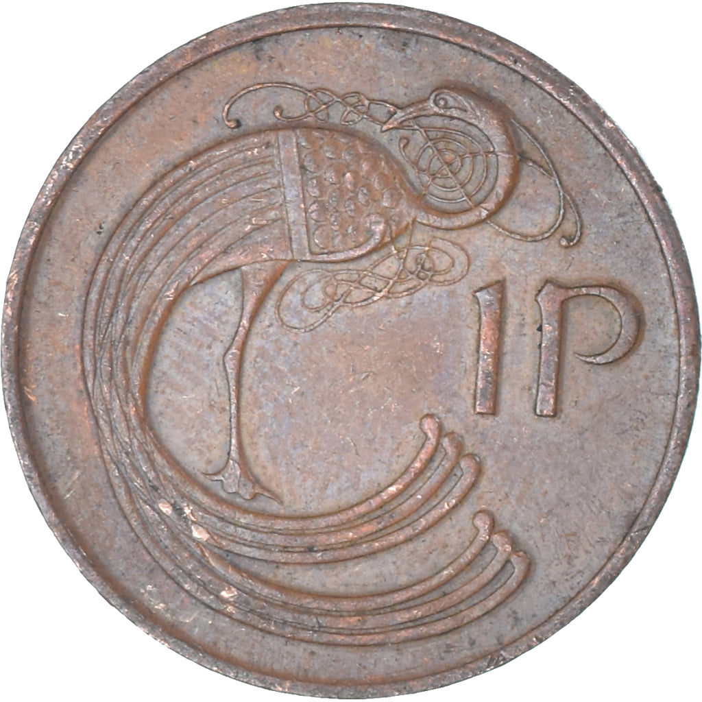 Moneta, Irlanda, Penny, 1985