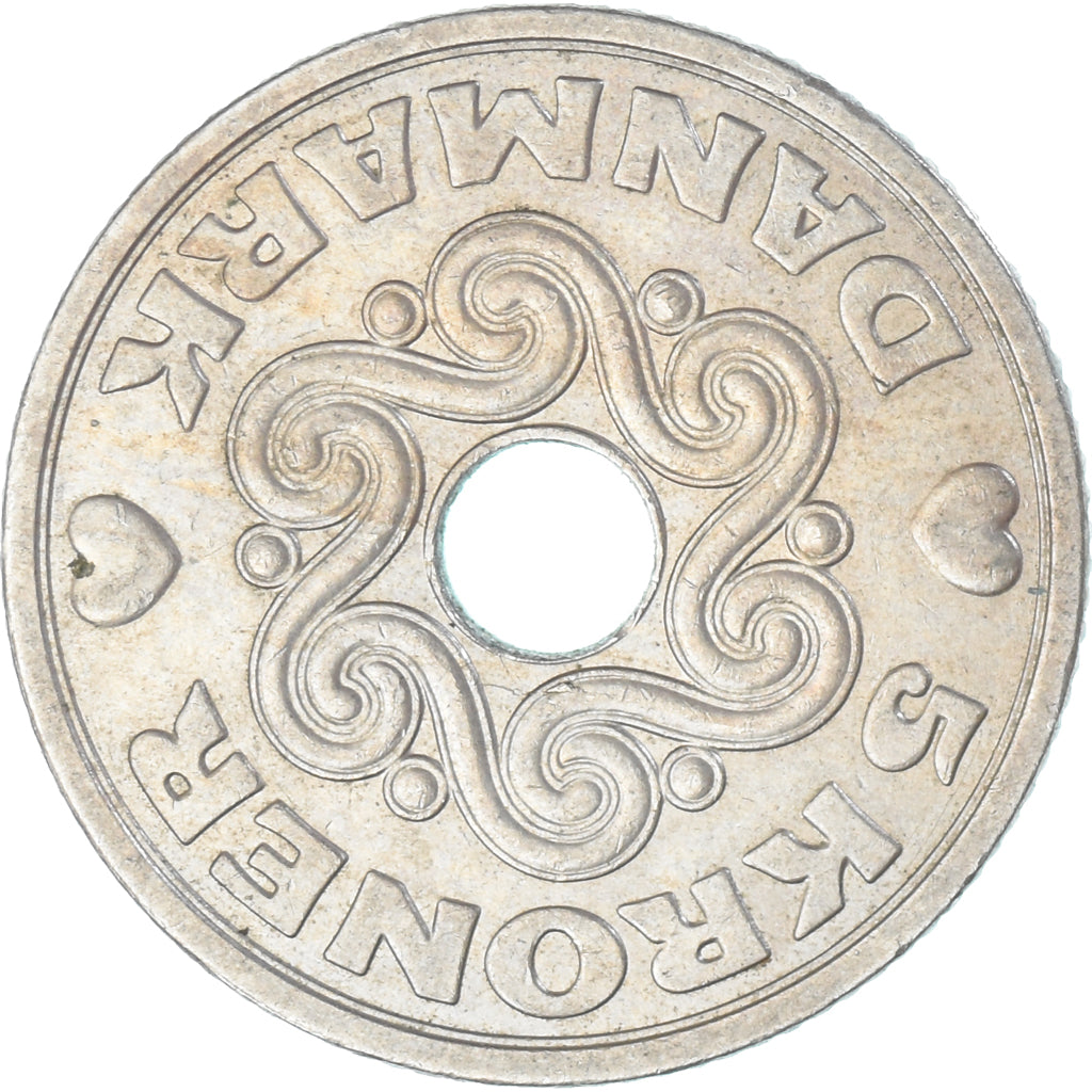 Moneda, Dinamarca, Krone, 1990
