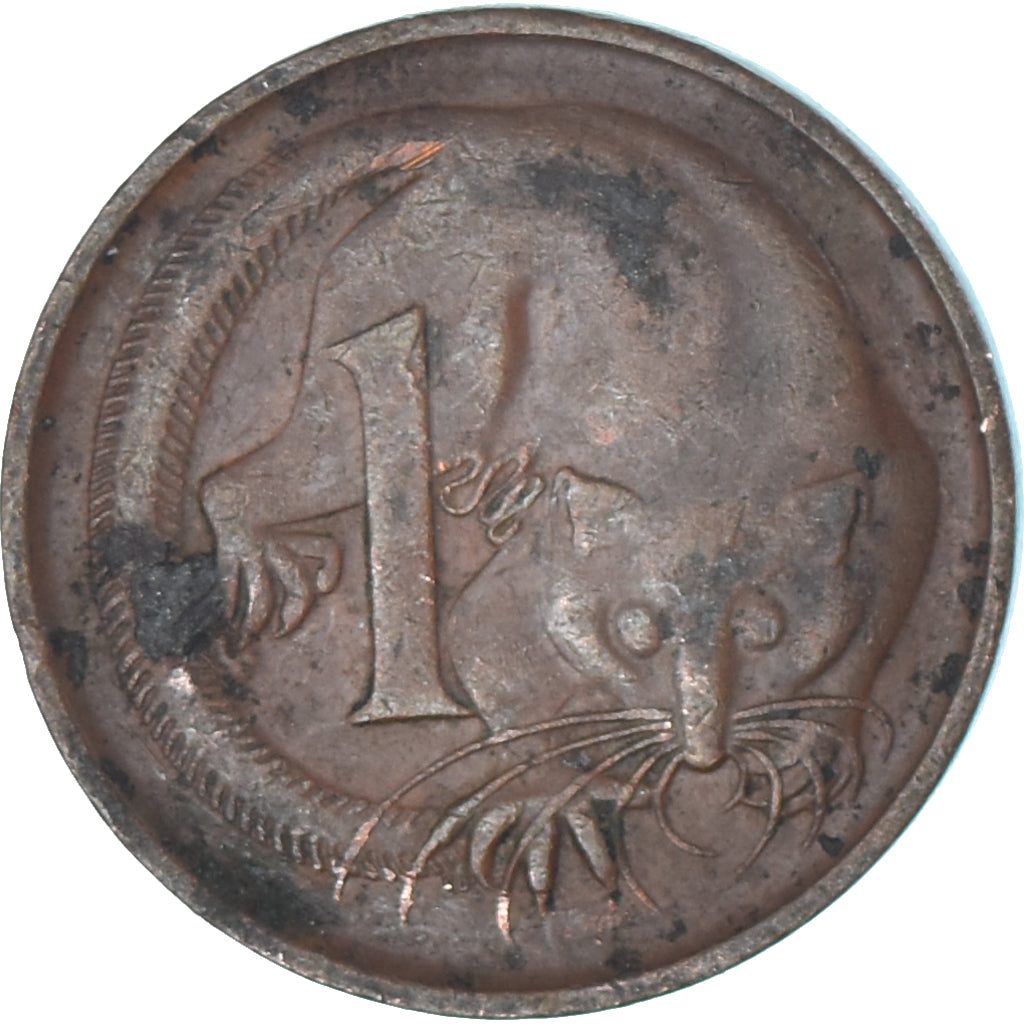 Moeda, Austrália, Cent, 1966