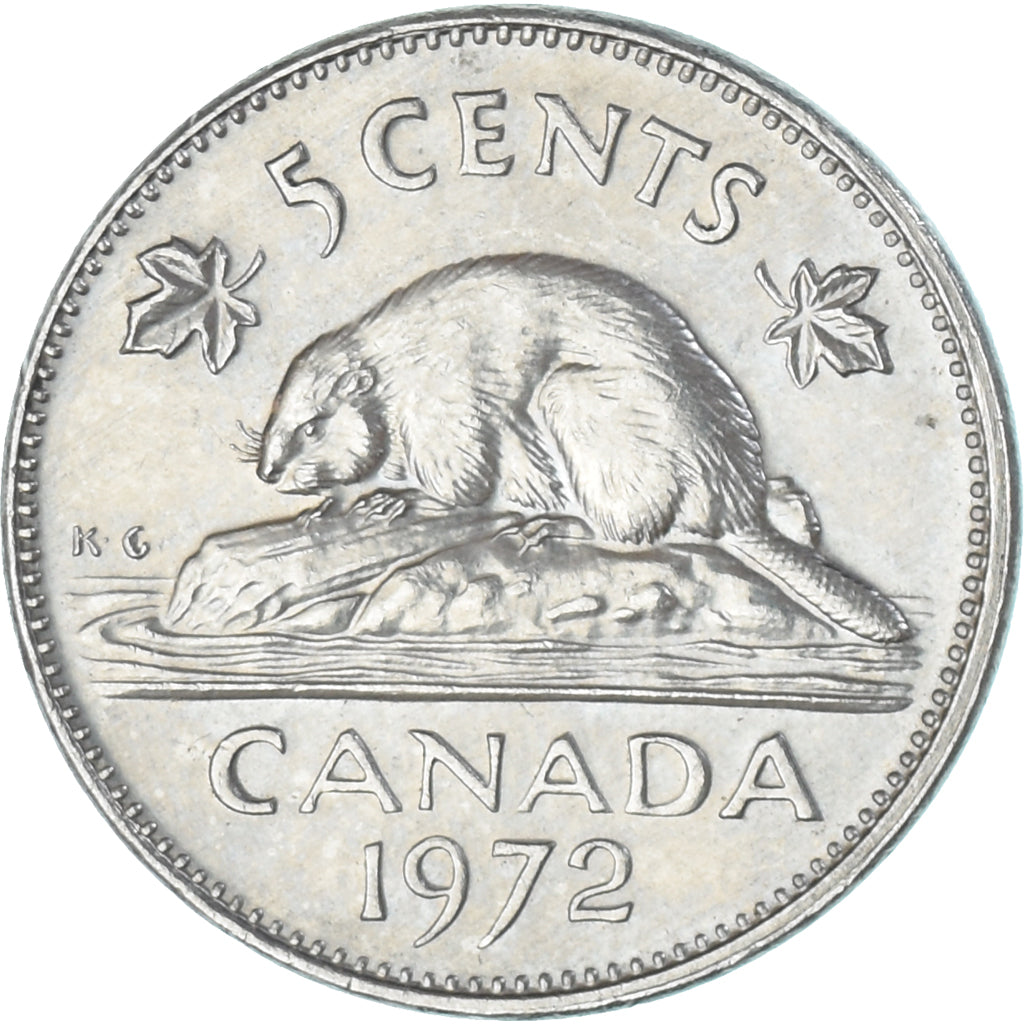 Moneta, Canada, 5 Cents, 1972