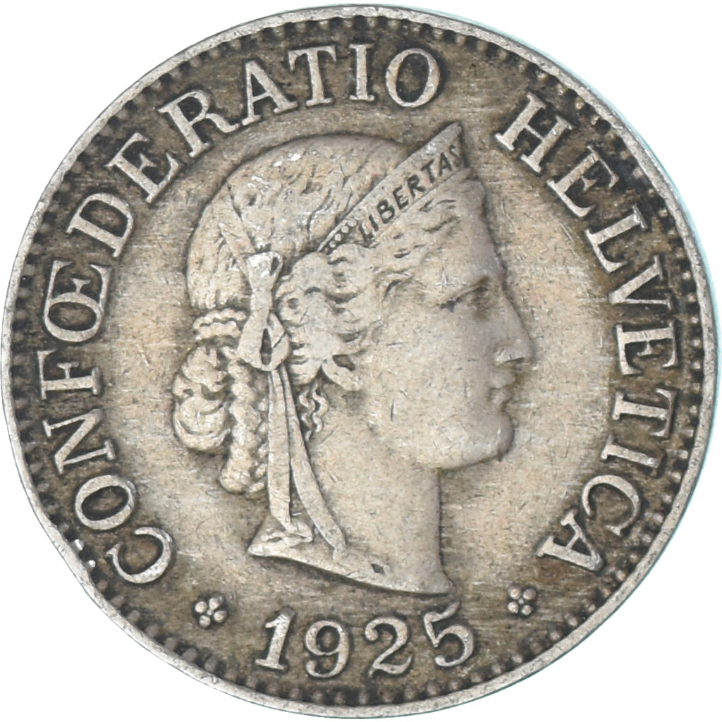 Moneda, Suiza, 10 Rappen, 1925