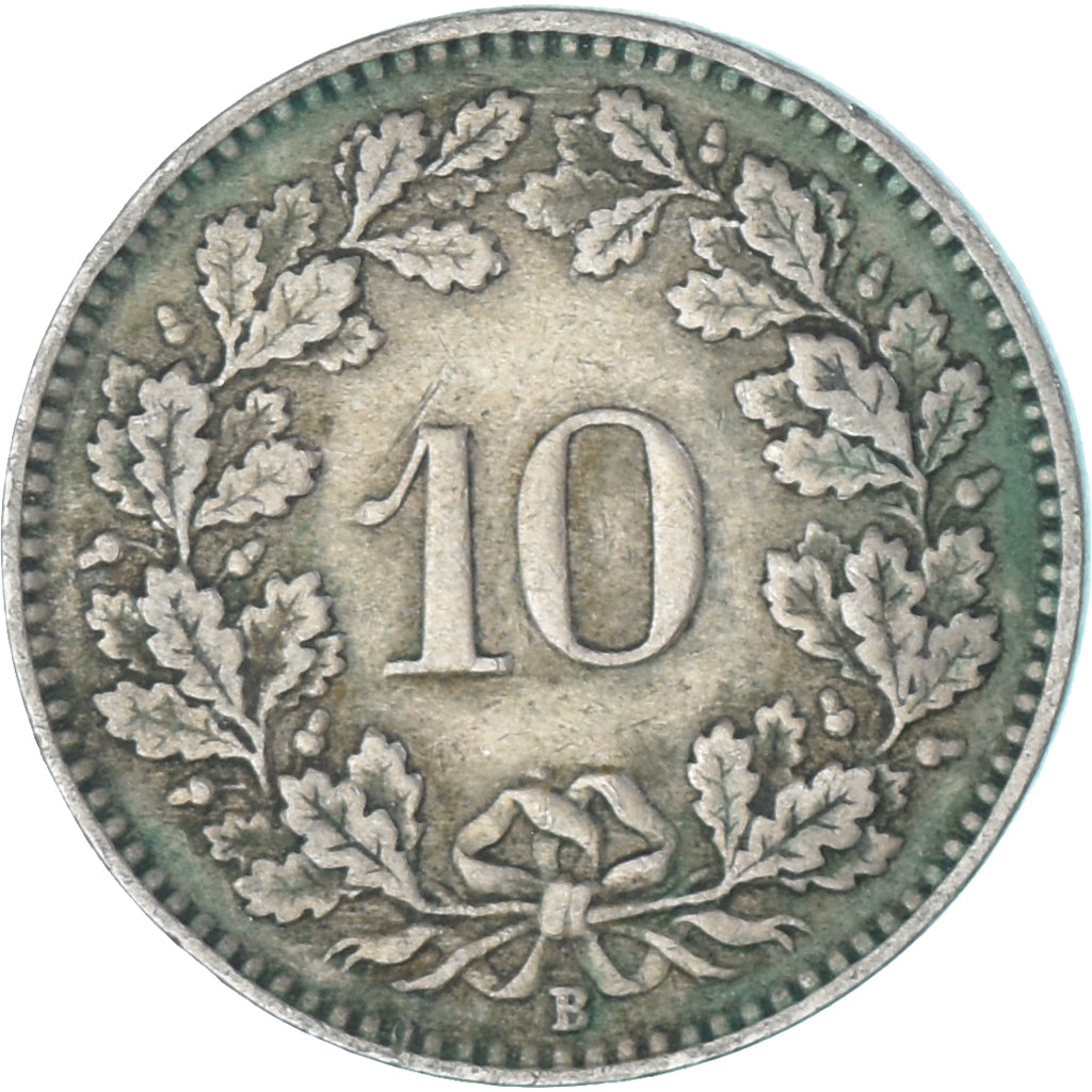 Moneda, Suiza, 10 Rappen, 1925