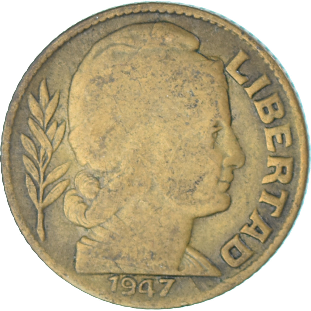 Munten, Argentinië, 10 Centavos, 1947