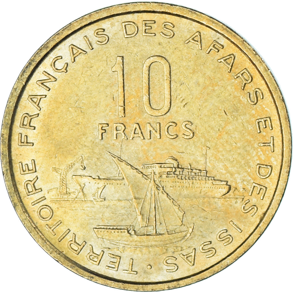 Moneta, AFARS E ISSAS FRANCESI, 10 Francs, 1970