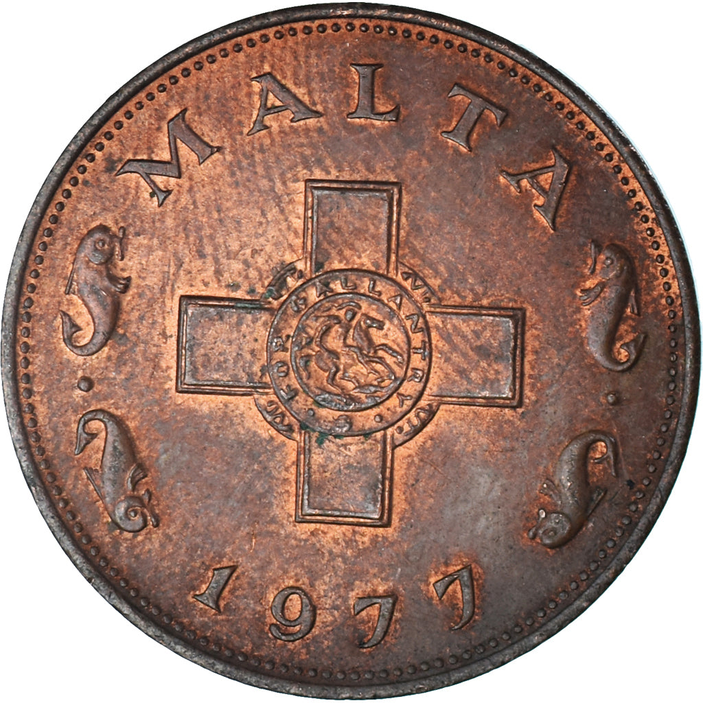 Munten, Malta, Cent, 1977