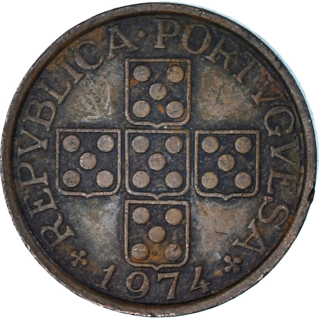 Coin, Portugal, 20 Centavos, 1974