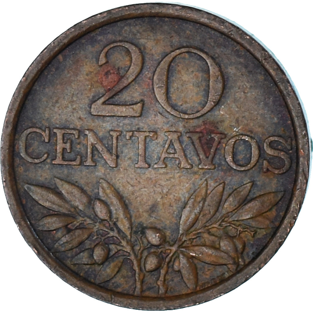 Coin, Portugal, 20 Centavos, 1974