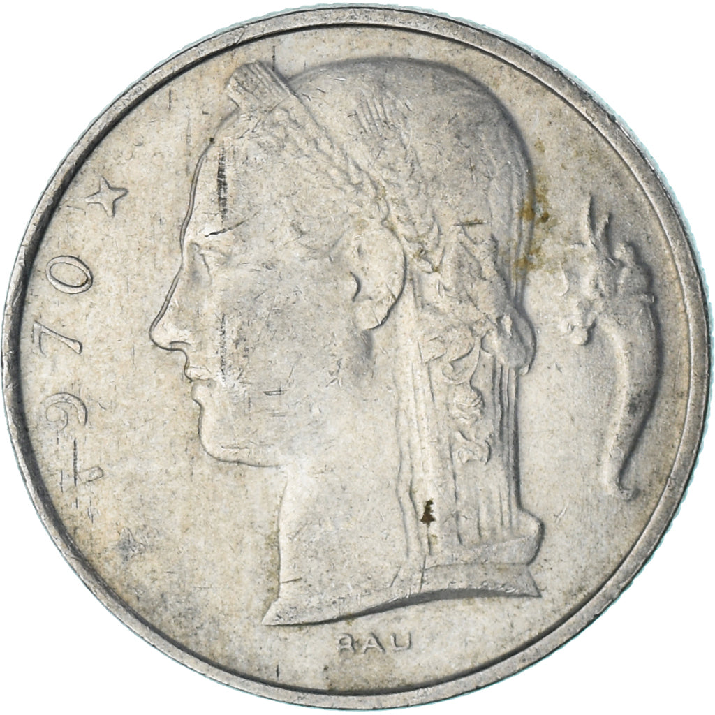 Coin, Belgium, 5 Francs, 5 Frank, 1970