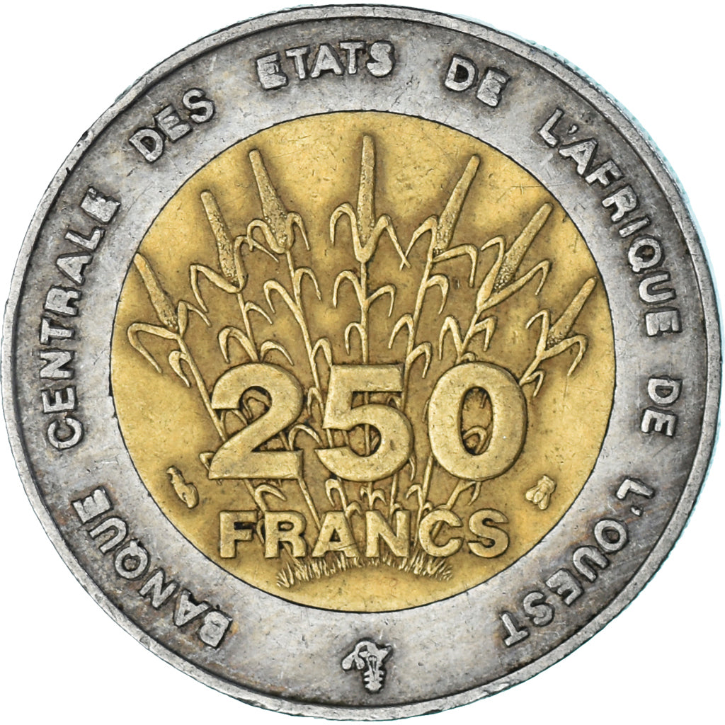 Coin, West Africa, 250 Francs, 1996
