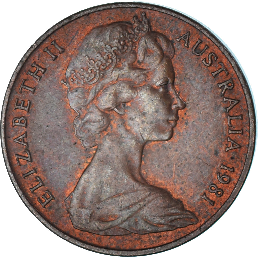 Münze, Australien, 2 Cents, 1981
