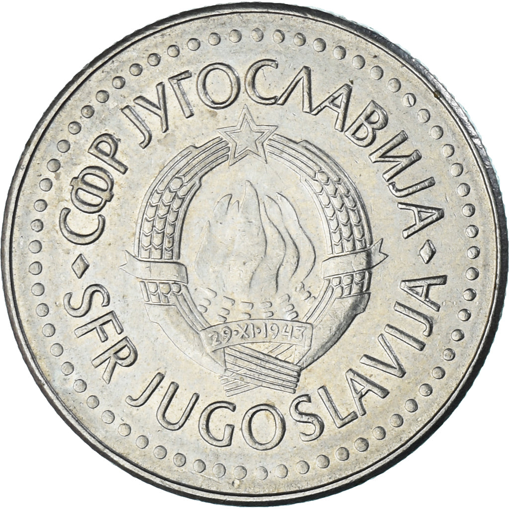 Münze, Jugoslawien, 20 Dinara, 1987