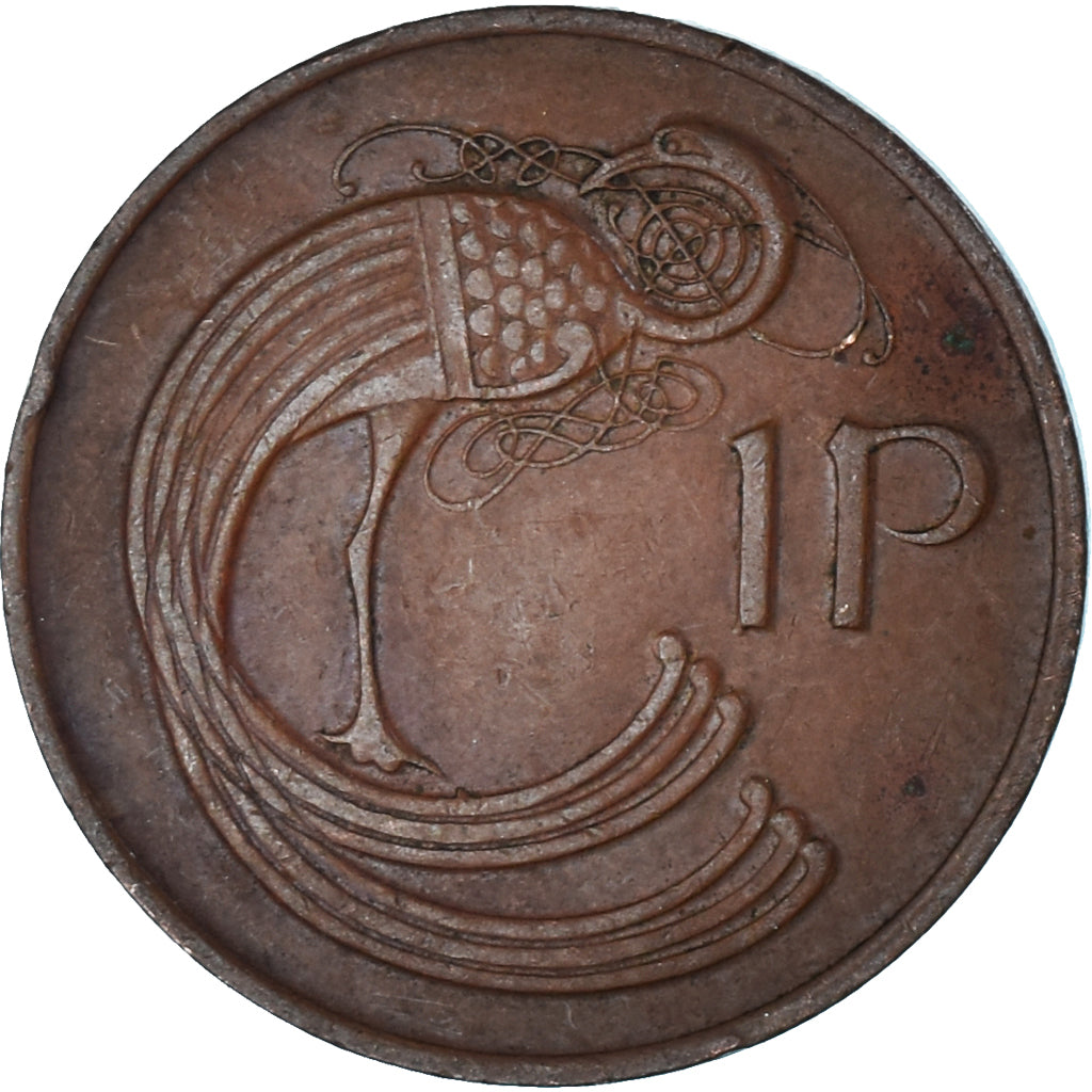 Moneta, Irlanda, Penny, 1980