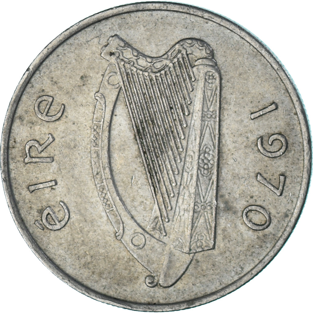 Moneta, Irlanda, 5 Pence, 1970