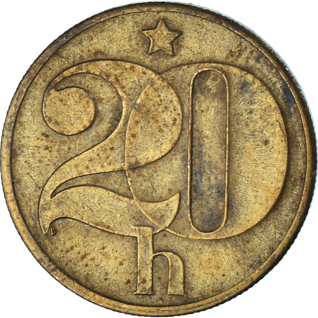 Moneta, Czechosłowacja, 20 Haleru, 1982