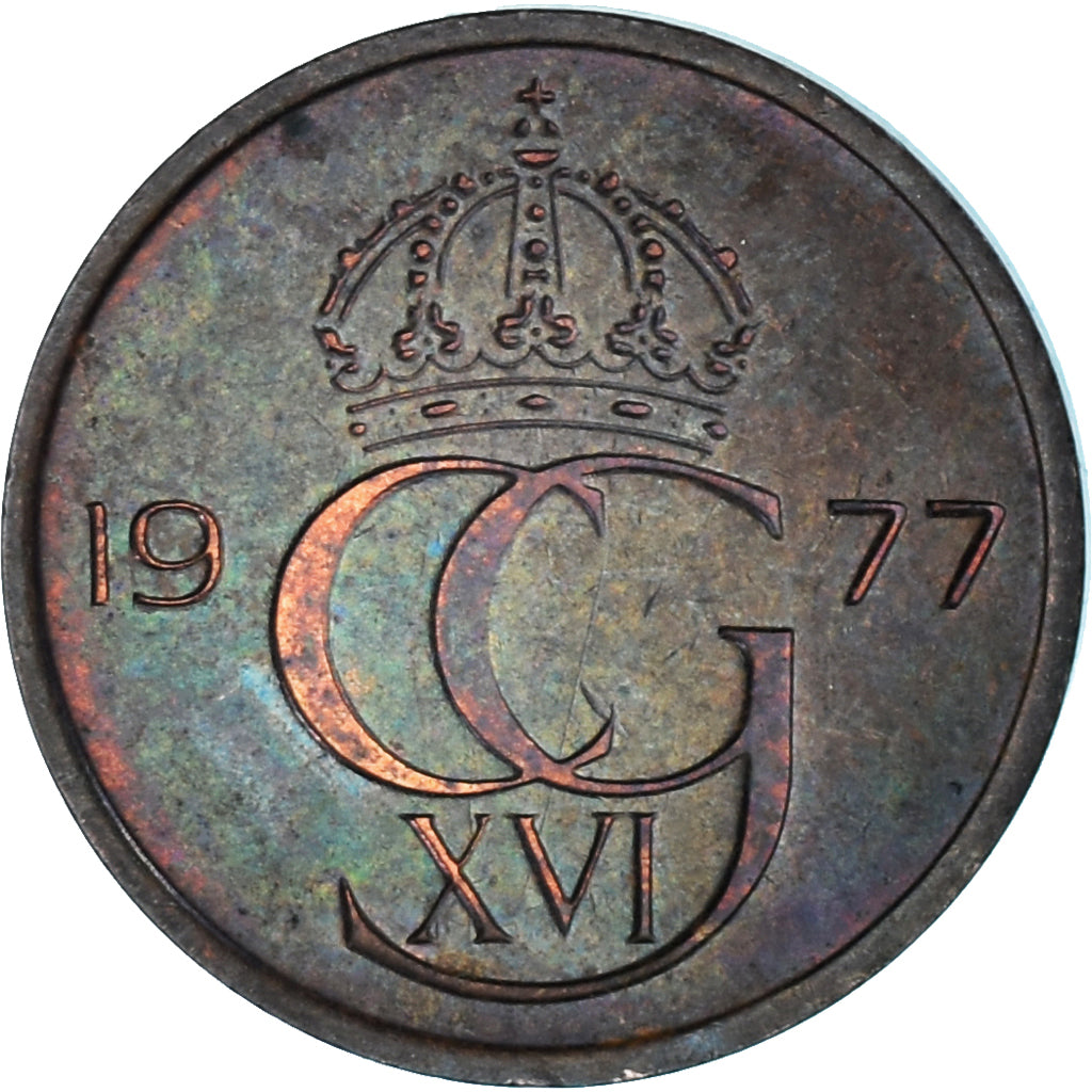 Coin, Sweden, 5 Öre, 1977