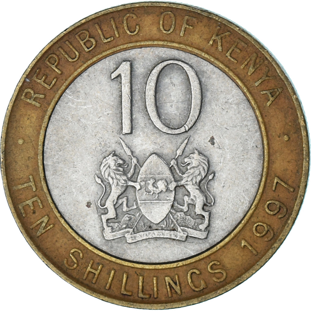 Coin, Kenya, 10 Shillings, 1997