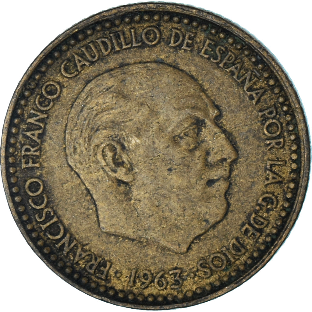 Moeda, Espanha, 1 Peseta, 1964