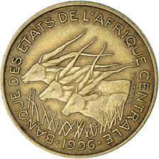 Coin, Central African States, 25 Francs, 1996
