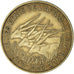 Coin, Central African States, 25 Francs, 1996