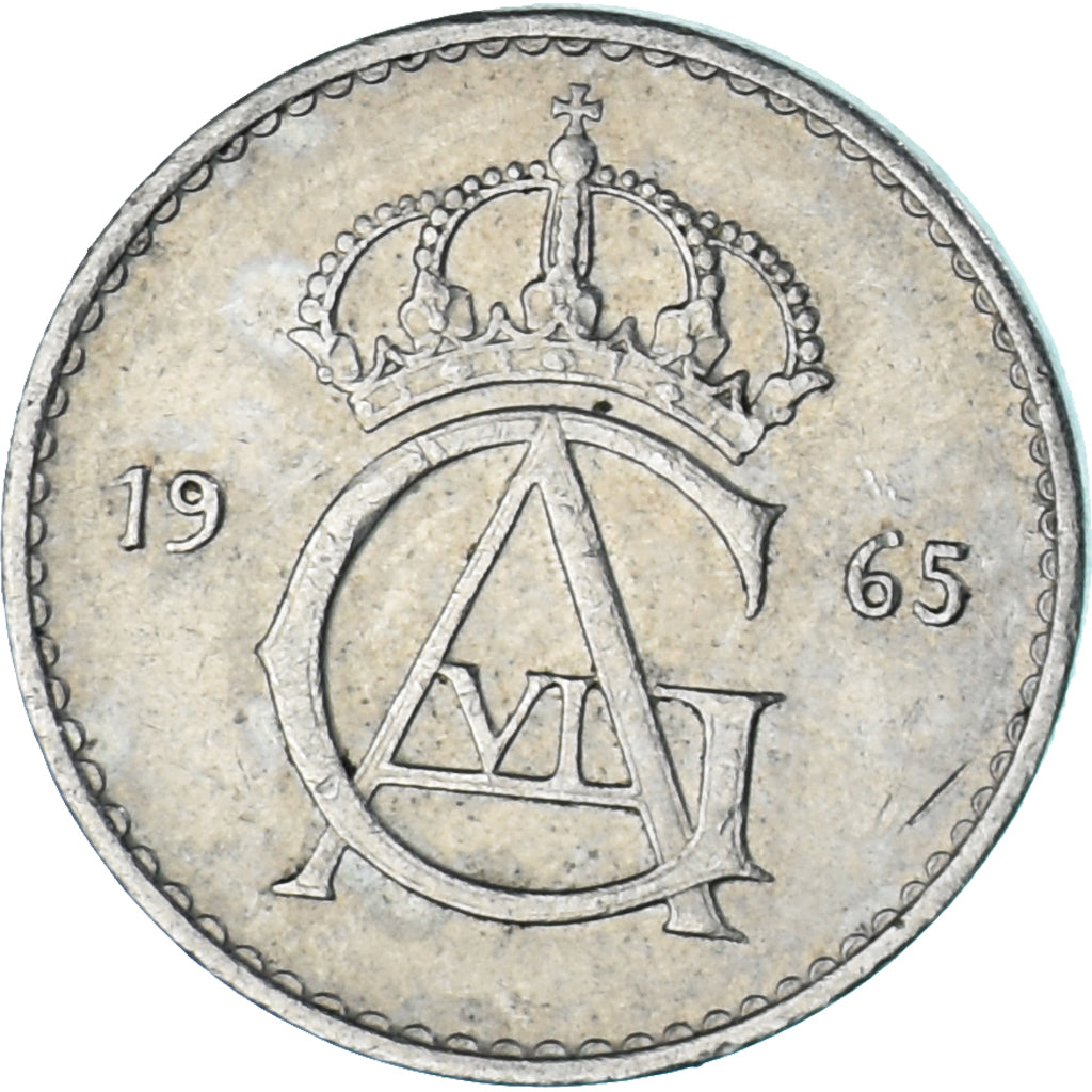Moneta, Szwecja, 10 Öre, 1965