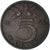 Moeda, Países Baixos, 5 Cents, 1954
