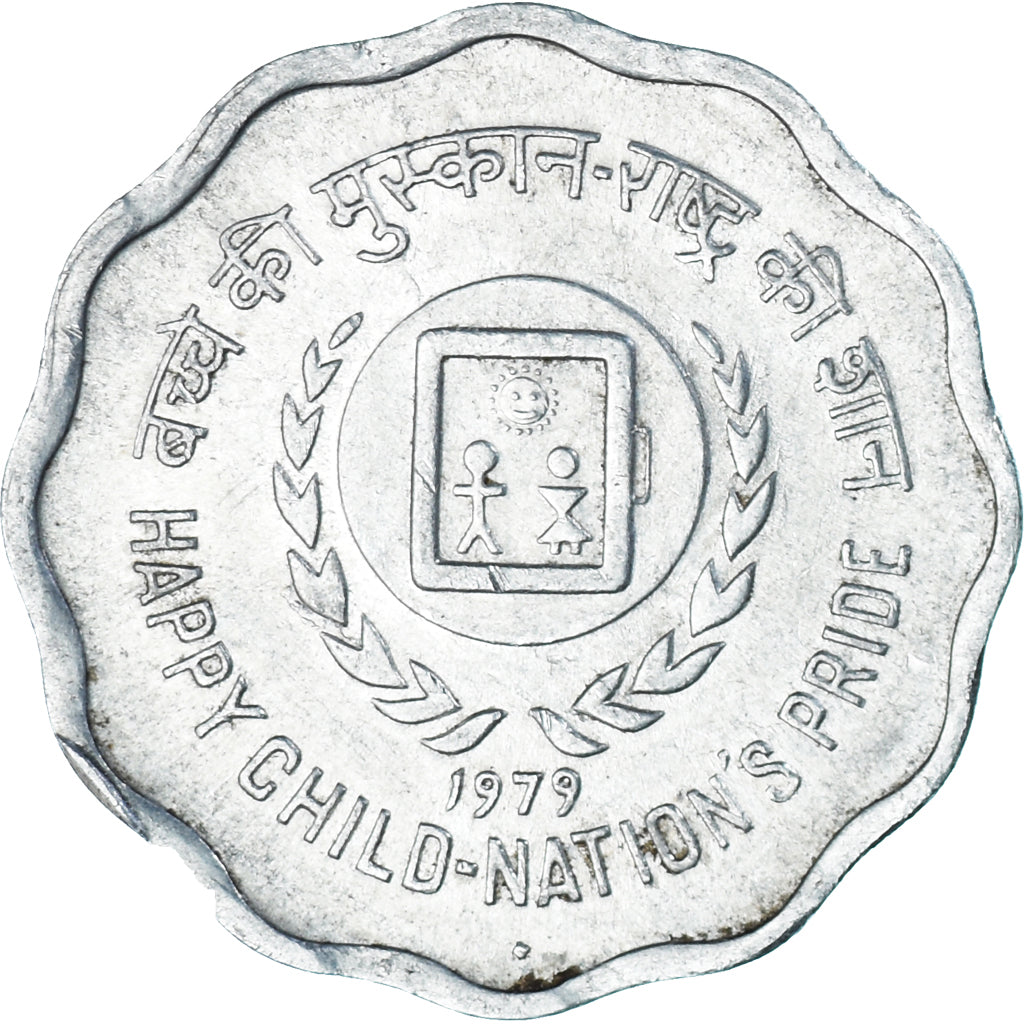 Coin, India, 10 Paise, 1979