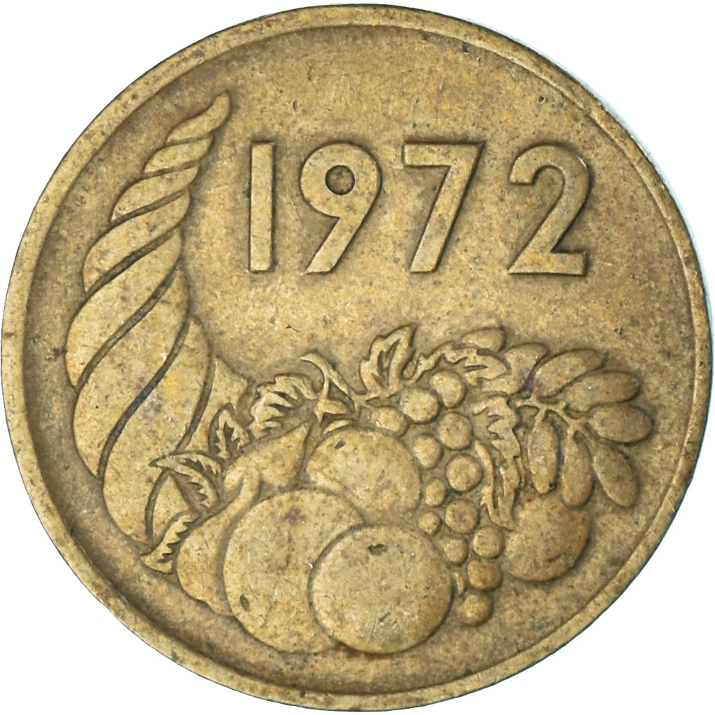 Moneta, Algeria, 20 Millim, 1972