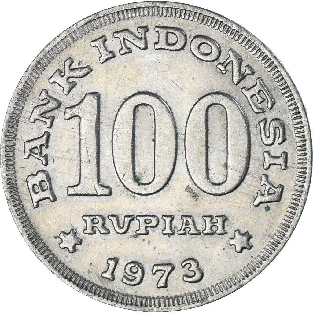 Moneda, Indonesia, 100 Rupiah, 1973